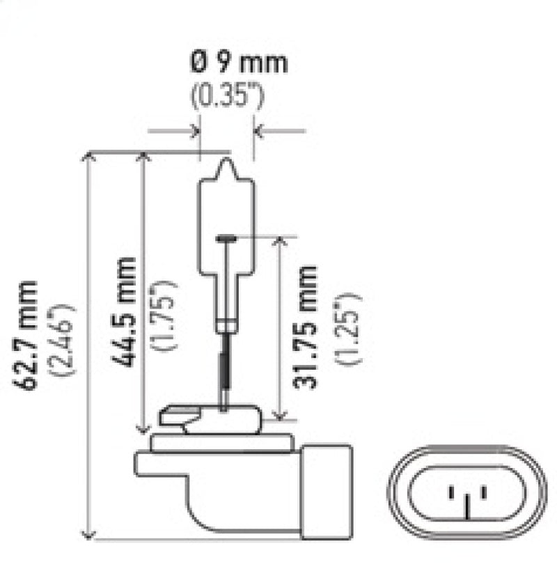 Hella Bulb 894 12V 375W Pgj13 T325