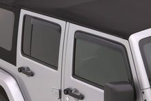 Load image into Gallery viewer, Lund 07-17 Jeep Wrangler Unlimited Ventvisor Elite Window Deflectors - Smoke (4 Pc.)