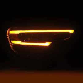 AlphaRex 25-26 Dodge Ram 1500 Luxx LED Proj Headlights -Alpha Black w/Activ Lit/Seq Signal/Switchbk