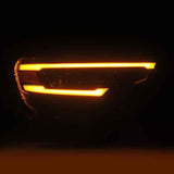 AlphaRex 25-26 Dodge Ram 1500 Luxx LED Proj Headlights -Alpha Black w/Activ Lit/Seq Signal/Switchbk