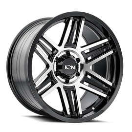 ION Type 147 17x9 / 6x135 BP / 0mm Offset / 87mm Hub Black/Machined Wheel