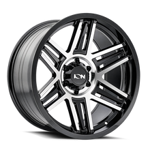 Load image into Gallery viewer, ION Type 147 17x9 / 8x180 BP / 0mm Offset / 124.1mm Hub Black/Machined Wheel