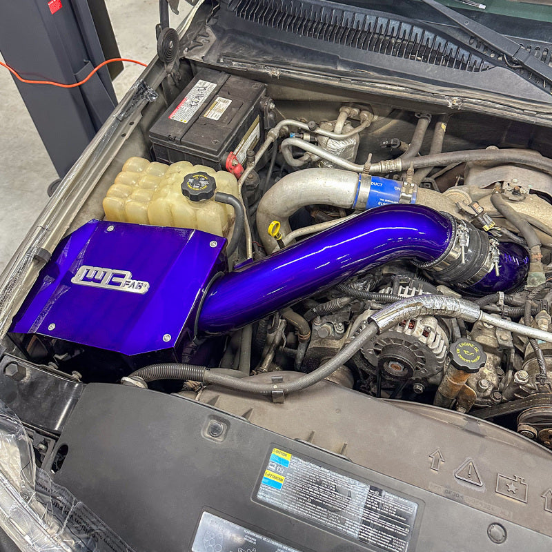 Wehrli 01-04 Duramax LB7 4in Intake Kit w/ Air Box Stage 2 - Cherry Frost