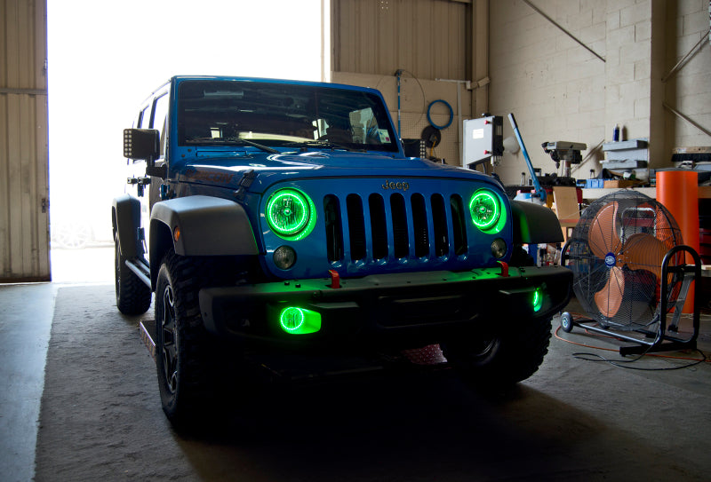 Oracle 07-16 Jeep Wrangler JK SMD HL - ColorSHIFT w/ BC1 Controller