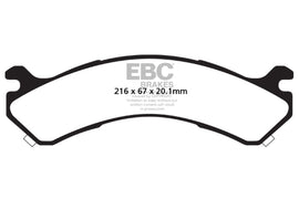 EBC 01-05 Chevrolet Silverado 3500 (2WD) Yellowstuff Rear Brake Pads