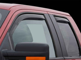 WeatherTech 2004 Ford F-150 SuperCrew Front & Rear Side Window Deflectors - Dark Tint