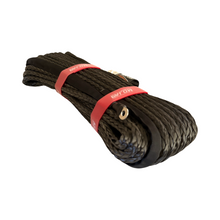 Load image into Gallery viewer, 3/8'' x 85' Synthetic Winch Rope with forged winch hook