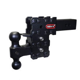 Gen-Y Phantom-X 2.5in Solid Shank 5in Drop 1.6K TW 16K Hitch w/GH-051 & GH-032 (No Flat Towing)