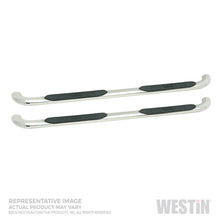 Load image into Gallery viewer, Westin 19-22 Chevrolet Silverado 1500 DC Platinum 4 Oval Nerf Step Bars - SS