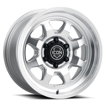 Load image into Gallery viewer, ICON Nuevo 17x8.5 / 5x150 / 25mm Offset / 5.75in BS - Silver Machined Wheel