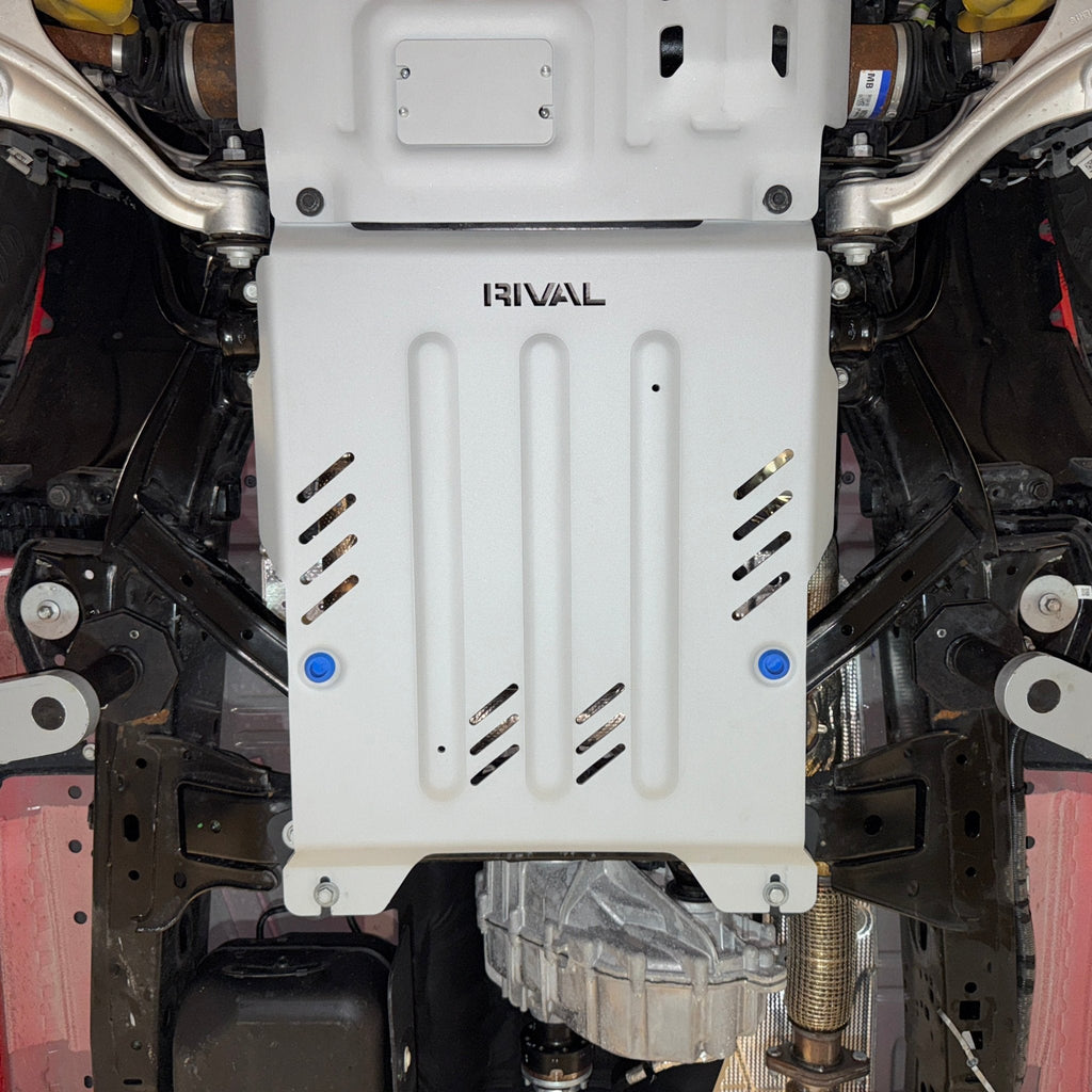 RIVAL Aluminum Transmission Skid Plate 2024-2025 Ford Ranger* including Raptor | 2021-2025 Ford Bronco 4Door