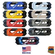 Load image into Gallery viewer, Side By Side / UTV Aluminum Recessed Winch Shackle with Fairlead Kit, closed latch (LIFE TIME WARRANTY*)