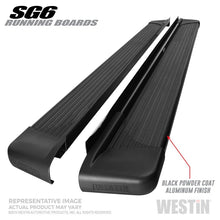 Load image into Gallery viewer, Westin Black Aluminum Running Board 68.4 inches SG6 Running Boards - Blk