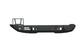 Road Armor 18-20 Jeep Wrangler JL Stealth Rear Bumper Mid Width w/Tire Carrier Hole - Tex Blk