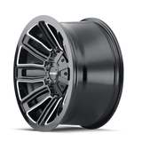 Mayhem 8108 Decoy 20x10 / 8x165.1 BP / -19mm Offset / 130.8mm Hub Black w/ Milled Spokes Wheel