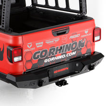 Load image into Gallery viewer, Go Rhino 20-22 Jeep Gladiator JT Trailine Rear Full Width Bumper - Tex. Blk