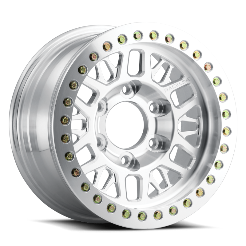 Raceline RT951F Ryno 17x9in / 8x170 BP / 25mm Offset / 130.81mm Bore - Machined Beadlock Wheel