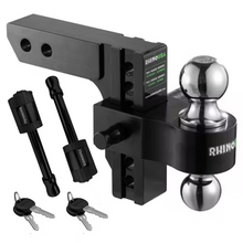 Load image into Gallery viewer, Rhino USA 6In Heavy Duty Drop Hitch - 2.5In (Black)