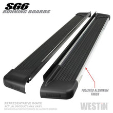 Load image into Gallery viewer, Westin Polished Aluminum Running Board 89.5 inches SG6 Running Boards - Polished