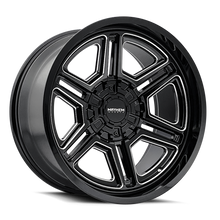 Load image into Gallery viewer, Mayhem 8117 Hermosa 20x10 / 5x127 BP/ -25mm Offset / 87mm Hub Black/Milled Wheel