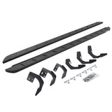 Go Rhino 15-22 Ram 1500 QC 4DR (Clssc Bdy) RB10 Slim Running Boards Kit (Incl. Brackets) - Tex. Blk