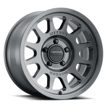 Load image into Gallery viewer, Method MR703 17x9 / -12mm Offset / 106.25mm Bore / 6x5.5 BP / 4.8in BS - Gloss Titanium Wheel