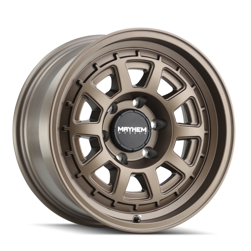 Mayhem 8303 Voyager 17x8 / 5x160 BP / 52mm Offset / 65.1mm Hub Dark Bronze Wheel