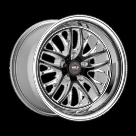 Weld S82 18x11 / 5x115 BP / 6.1in BS Black Wheel (High Pad) - Non-Beadlock