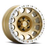 Method MR105 Beadlock 17x9 -38mm Offset 6x5.5 3.50in BS 108mm CB - Gold Wheel