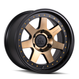 Mayhem 8300 Prodigy 18x9 / 6x135 BP / 0mm Offset / 87.1mm Hub Matte Black w/ Bronze Tint Wheel