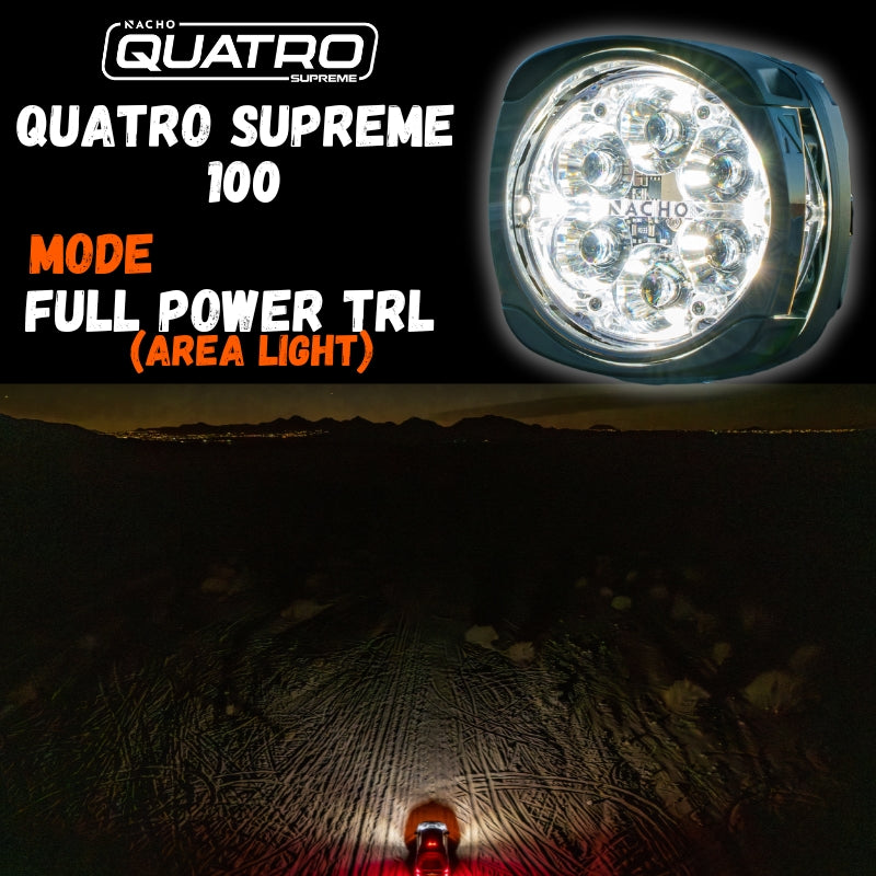 NACHO Quatro Off-Road light in a customizable setup with multiple units.