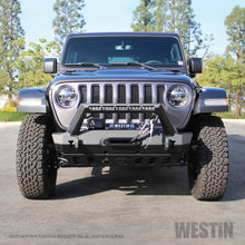 Load image into Gallery viewer, Westin 18-19 Jeep Wrangler JL Stubby Front Bumper - Textured Black