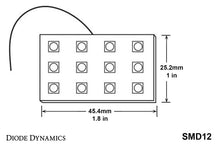 Load image into Gallery viewer, Diode Dynamics LED Board SMD12 - Red (Single)