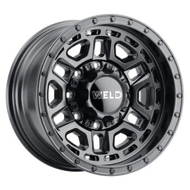 Weld Off-Road Crux 20x10in / 8x170 BP / ET -19 / 125.1mm Bore - Satin Black Wheel
