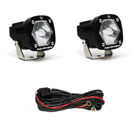 Baja Designs S1 Black LED Auxiliary Light Pod Pair - (Choose Color/Pattern)