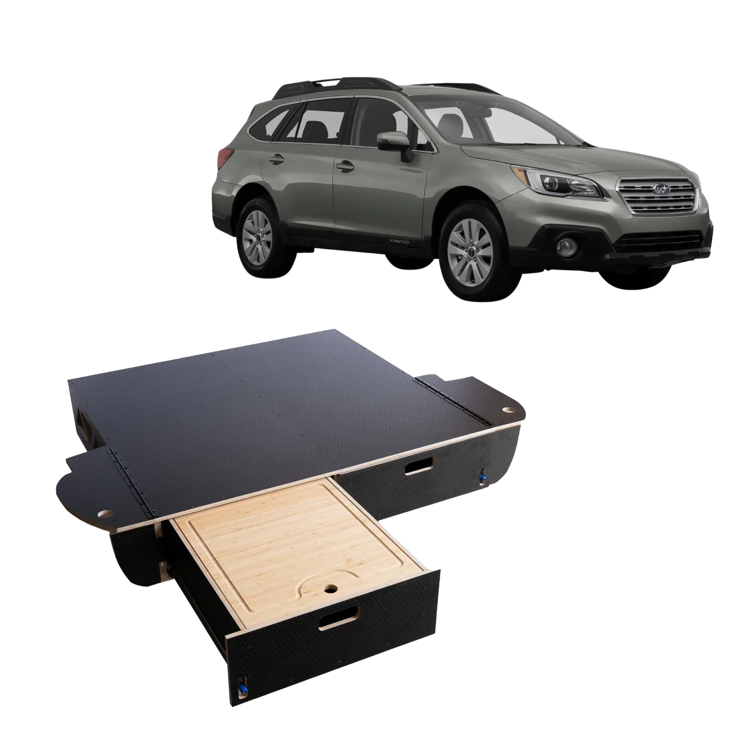 Outback | Dual Drawer Storage System & Bed Platform | 2020+ Subaru