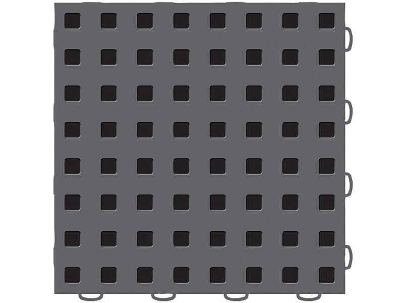 WeatherTech TechFloor - 3in x 12in Tiles(Left Loop) - Dark Grey/Black