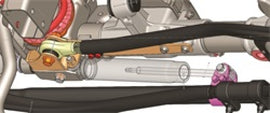 RockJock JL/JT Currectlync High Steer Kit for Stabilizer Shock w/ Hardware