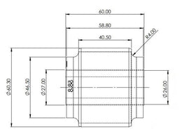 Superpro Trailing Arm-to-Differential Mount Bushing Kit