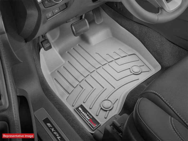 WeatherTech 24-26 Toyota Tacoma Hybrid Double Cab Rear Floor Liner - Black