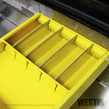 Load image into Gallery viewer, Westin/Brute 19inL x 3.5inH x 15inW Tray w/ 4 Silver Dividers - Yellow
