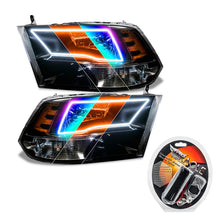 Load image into Gallery viewer, Oracle Lighting 09-18 RAM 1500 Sport Halo Headlights - Blk Housing w/RF Controller