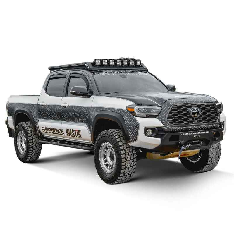 Westin 05-23 Toyota Tacoma Rock Slider - Textured Black