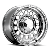 Raceline 887 Rock Crusher 15x10in / 5x114.3 BP / -47mm Offset / 83.82mm Bore - Polished Wheel