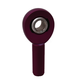 QA1 A Series Endura Rod End - Male/Right Hand - .5in Bore x 5/8-18 - Purple Aluminum