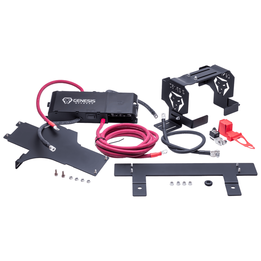 2020-2023 Diesel Wrangler Dual Battery Kit - Under Hood