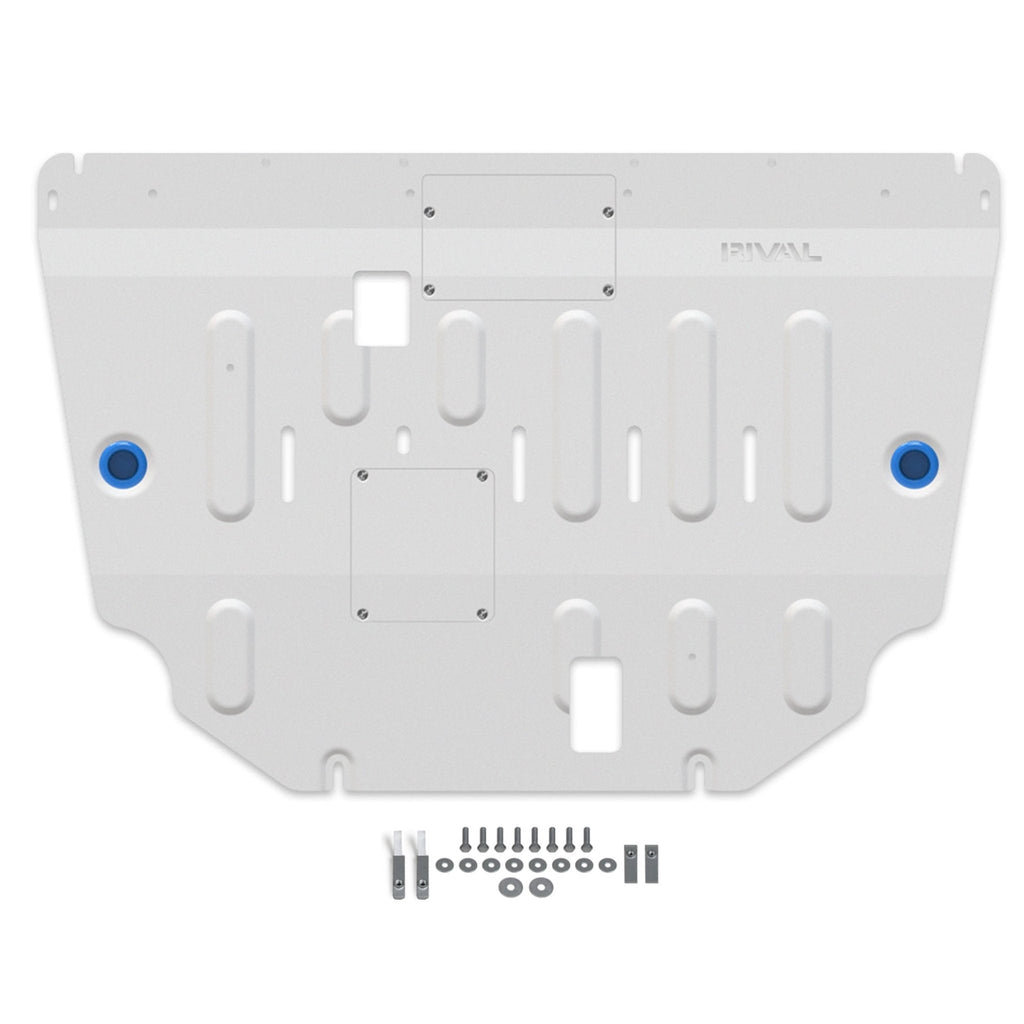 RIVAL Aluminum Engine Skid Plate 2023-2024 Ford Maverick Tremor | 2021-2022 Ford Bronco Sport With Metal Oil Pan | 2021-2025 Ford Bronco Sport Badlands