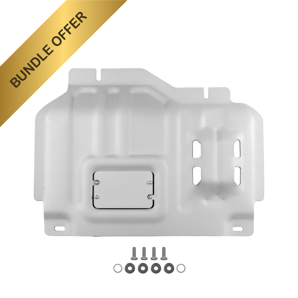 RIVAL Aluminum Engine Skid Plate 2024-2025 Ford Ranger including Raptor | 2021-2025 Ford Bronco 2Door 4Door