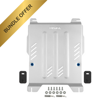 Load image into Gallery viewer, RIVAL Aluminum Transmission Skid Plate 2024-2025 Ford Ranger* including Raptor | 2021-2025 Ford Bronco 4Door