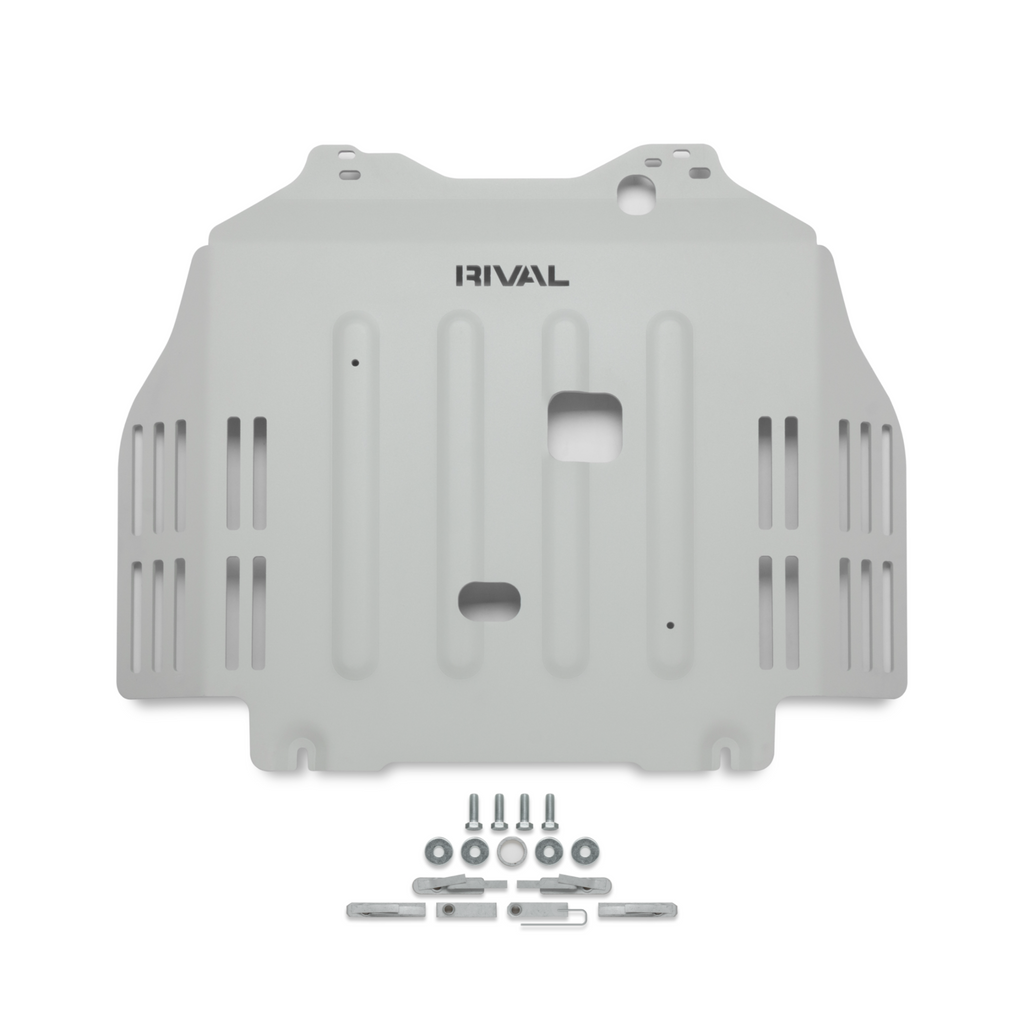 RIVAL Aluminum Transmission Skid Plate 2024-2025 Toyota Tacoma 4Gen 4WD 2WD Except Hybrid
